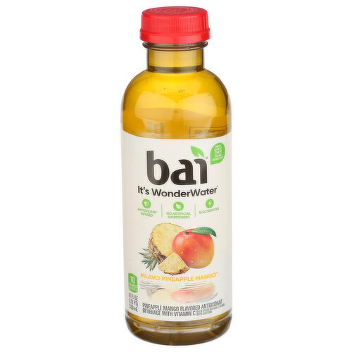 bai It's Wonder Water Pilavo Pineapple Mango - 18 Fluid Ounce Image 1 of 4
