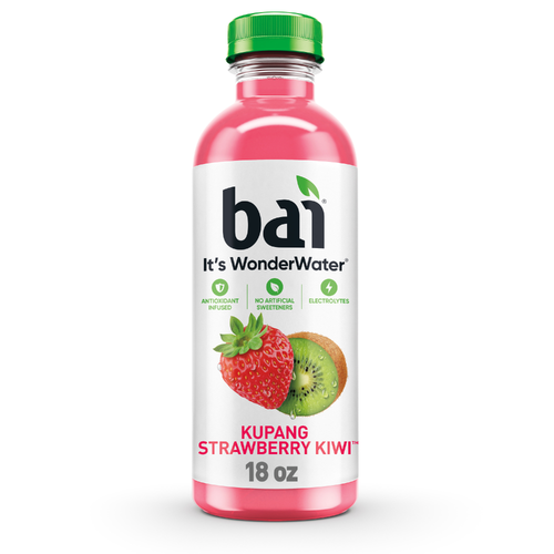 bai It's Wonder Water Kupang Strawberry Kiwi Infused Water - 18 Fluid Ounce