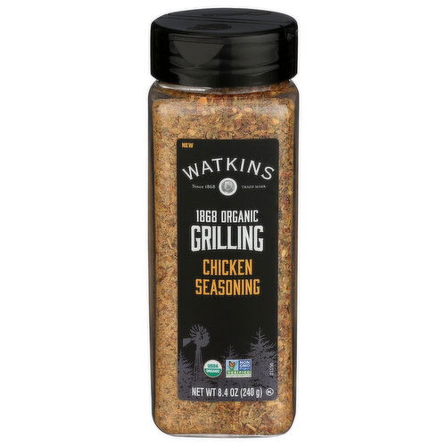 WATKINS Chicken Organic Grilling Seasoning - 8.4 Ounce