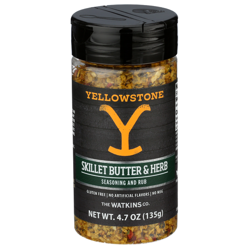Yellowstone Butter & Herb Skillet Seasoning And Rub - 4.7 Ounce