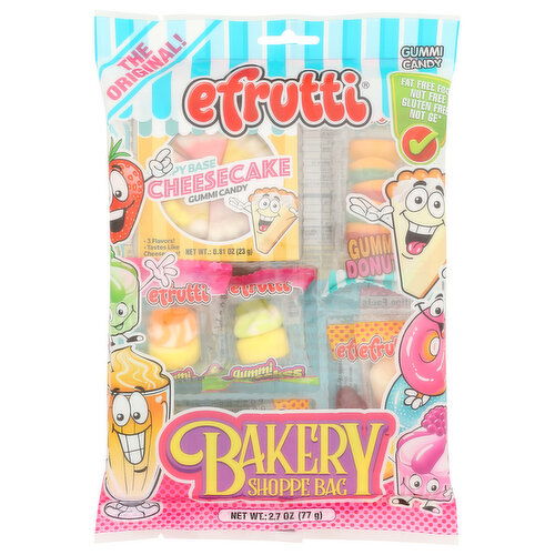Efrutti Gummi Candy Bakery Shop Bag - 2.7 Ounce
