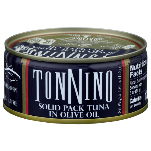 Tonnino In Olive Oil Solid Pack Tuna - 4.94 Ounce