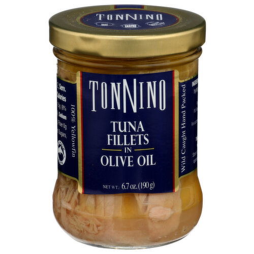 Tonnino Tuna Fillets In Olive Oil Fad Free - 6.7 Ounce