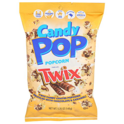 Snack Pop Candy Popcorn Twix - 5.25 Ounce