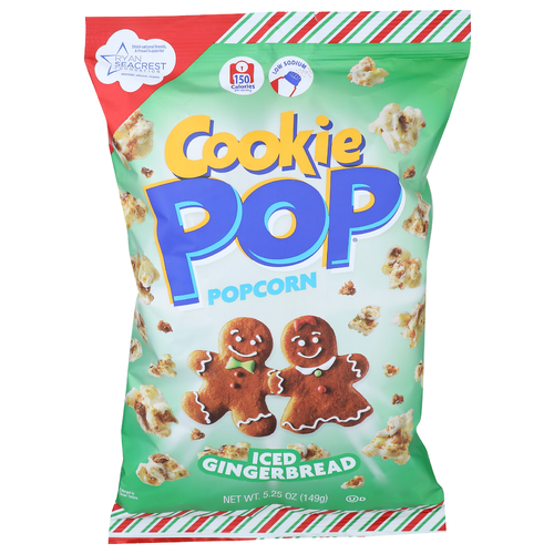 Cookie Pop Iced Gingerbread Popcorn - 5.25 Ounce
