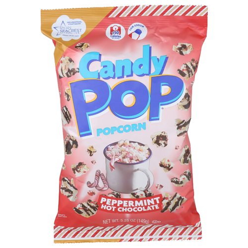 Candy Pop Peppermint Hot Chocolate Popcorn - 5.25 Ounce