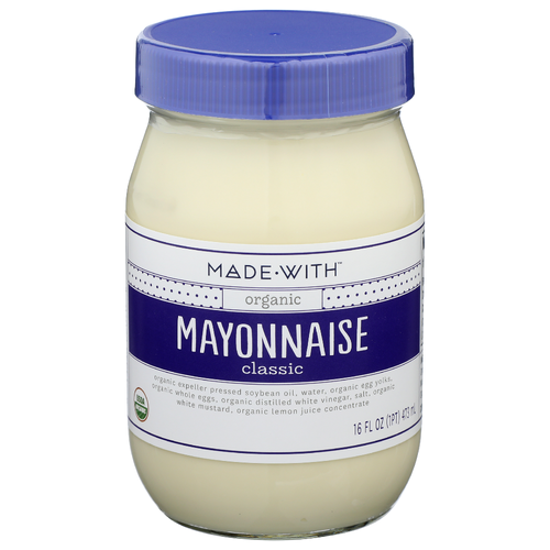 MadeWith Classic Organic Mayonnaise - 16 Fluid Ounce