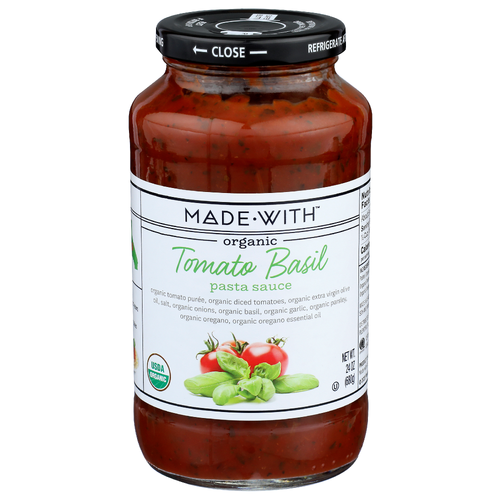 MadeWith Tomato Basil Organic Pasta Sauce - 24 Ounce