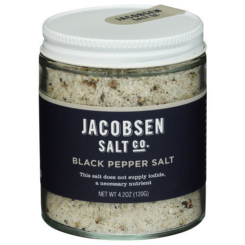 Jacobsen Salt Co Black Pepper - 4.2 Ounce