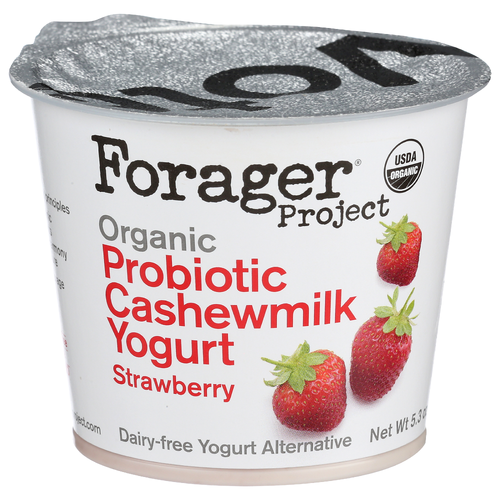Forager Project Strawberry Cashewmilk Yogurt - 5.3 Ounce