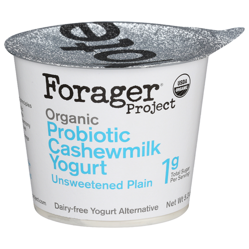Forager Project Unsweetened Plain Cashewmilk Yogurt - 5.3 Ounce