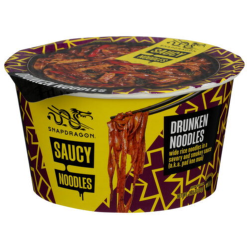Snapdragon Drunken Noodles Saucy Noodle Bowl - 3.21 Ounce
