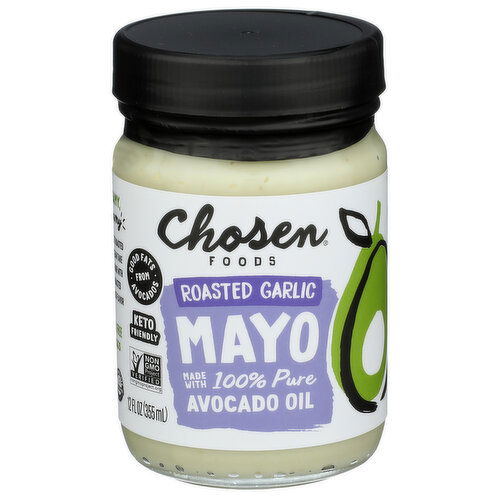 Chosen Foods Roasted Garlic Mayo - 12 Fluid Ounce Image 1 of 2