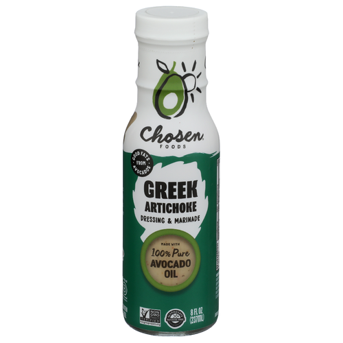 Chosen Foods Greek Artichoke Dressing and Marinade - 8 Fluid Ounce Image 1 of 4