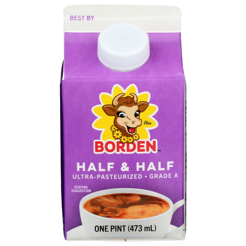 Borden Half and Half - 1 Pint Image 1 of 4