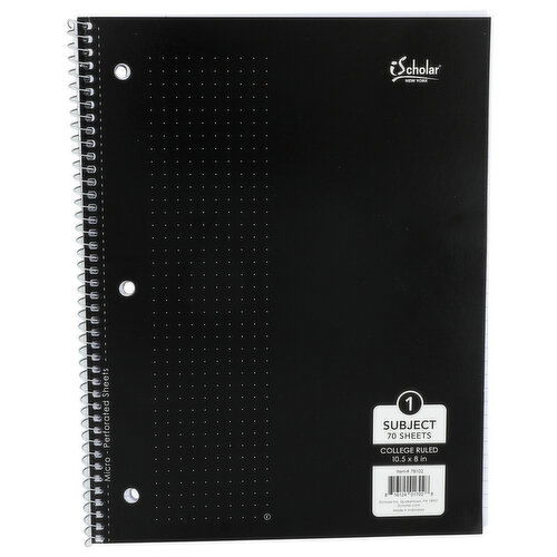 Ischolar Notebook, College Ruled - 1 Each