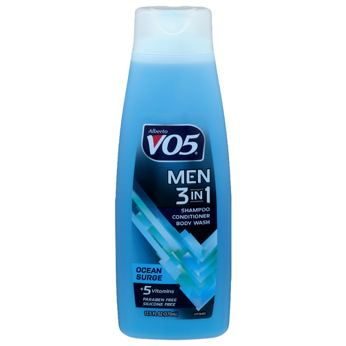 Alberto Vo5 Ocean Surge Men 1 Shampoo Conditioner Body Wash - 12.5 Fluid Ounce