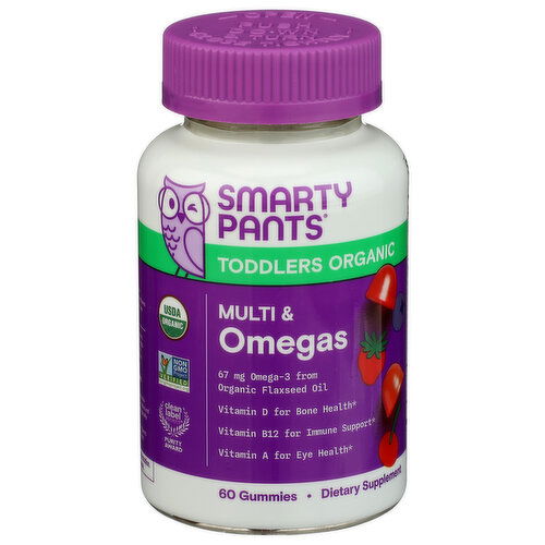 SMARTYPANTS VITAMINS Count 60 Organic Toddler Complete - 60 Count