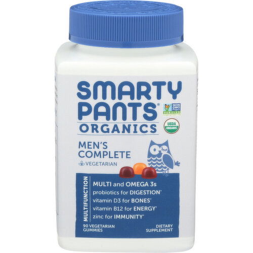 Smartypants Vitamins Organic Men's Complete - 90 Count