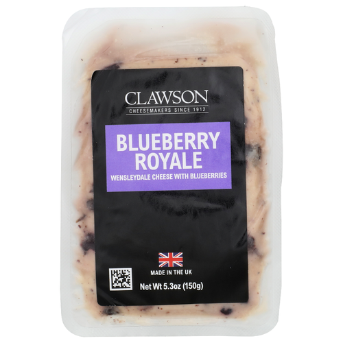 Clawson Wensleydale Cheese With Blueberries Blueberry Royale - 5.3 Ounce
