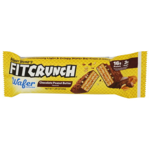 Fitcrunch Chocolate Peanut Butter Fit Crunch Wafer Bar - 1.59 Ounce