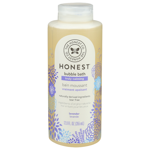 Honest Lavender Bubble Bath Truly Calming New! Dreamy - 12 Fluid Ounce