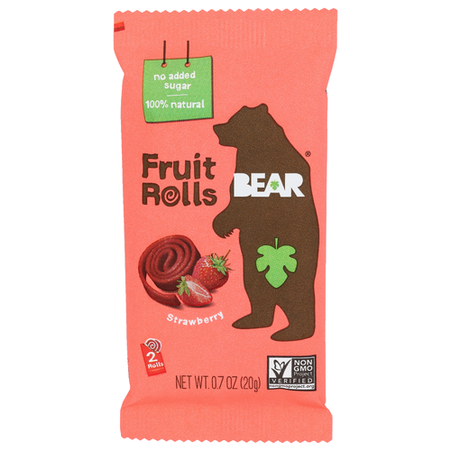 Bear Yoyos Strawberry Fruit And Veggie Roll Rolls Multipack - 0.35 Ounce - 2 Count