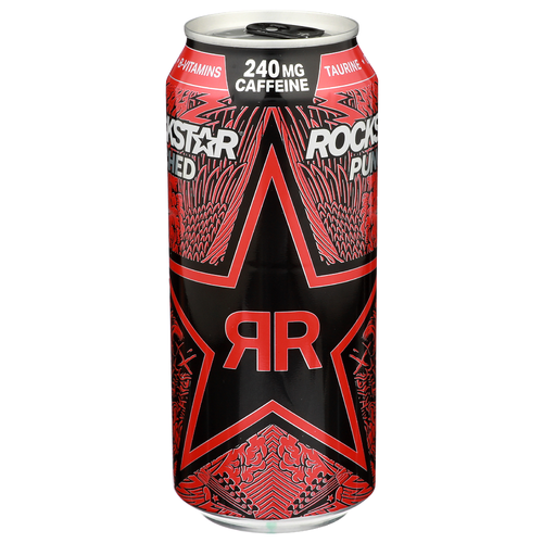 Rockstar Punched Fruit Punch Energy Drink - 16 Fluid Ounce