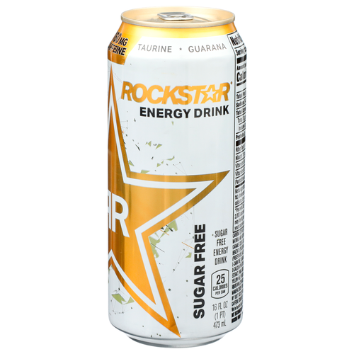 Rockstar Taurine ⋆ Guarana Sugar Free Energy Drink ⋆ - 16 Fluid Ounce