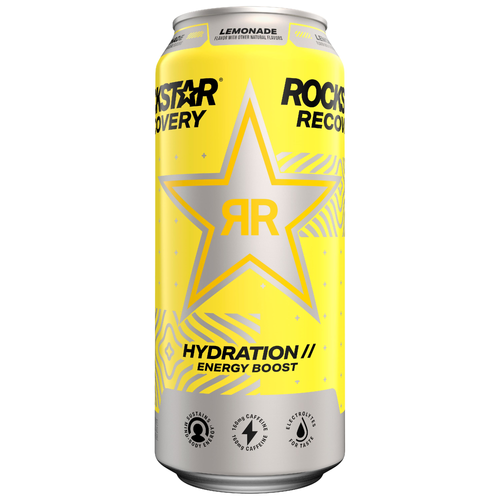 Rockstar Recovery Energy Drink Lemonade - 16 Fluid Ounce