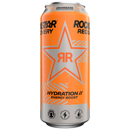 Rockstar Recovery Energy Drink Orangeade - 16 Fluid Ounce
