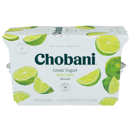 Chobani Key Lime Greek Yogurt - 5.3 Ounce - 4 Count