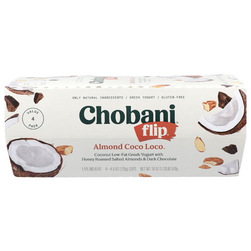 Chobani Flip Almond Coco Loco - 4.5 Ounce - 4 Count