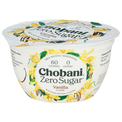 Chobani Vanilla With Zero Sugar - 5.3 Ounce