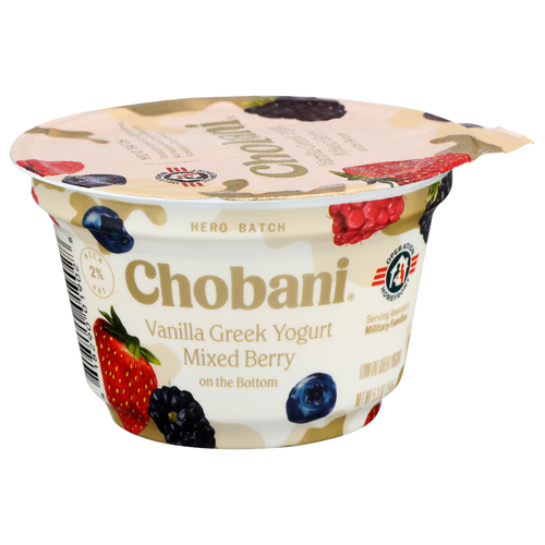 Chobani Mixed Berry Vanilla Greek Yogurt - 5.3 Ounce