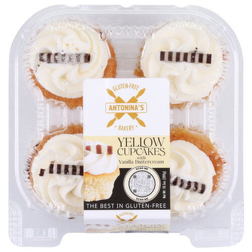 Antonina's Gluten-Free Bakery Antoninas Yellow Cupcake Gf - 10.5 Ounce
