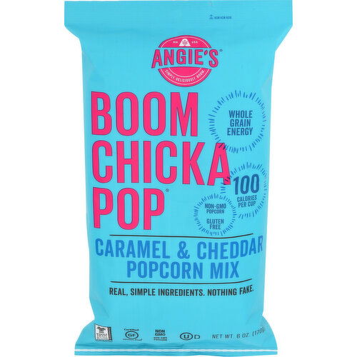 ANGIE's Boomchickapop Popcorn Mix Caramel Cheddar - 6 Ounce - 1 Count