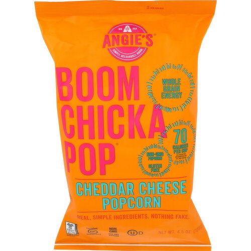ANGIE's Boomchickapop Popcorn Cheddar Cheese - 4.5 Ounce