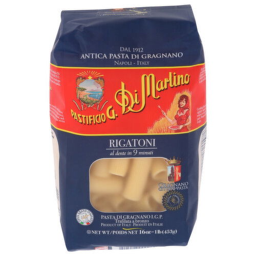 DI MARTINO Pasta Rigatoni - 16 Ounce