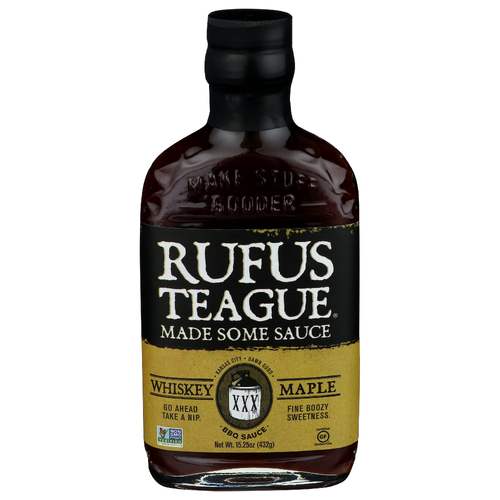 Rufus Teague Whiskey Maple BBQ Sauce - 15.25 Ounce