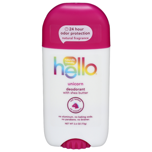 Hello Unicorn Deodorant With Shea Butter - 2.6 Ounce