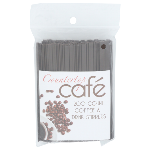 Countertop Cafe Coffee & Drink Stirrers - 200 Count