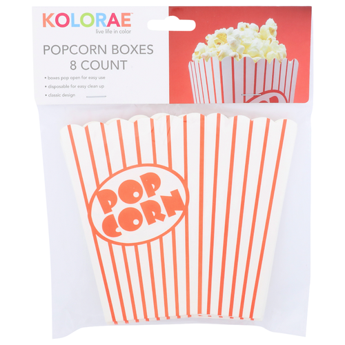Kolorae Style Kol-0049 Popcorn Boxes - 8 Count