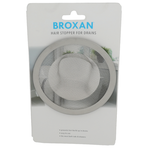 Broxan Hair Stopper For Drains - 1 Each