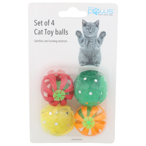 Blue Paws Cat Toy Balls - 1 Each Image 1 of 2
