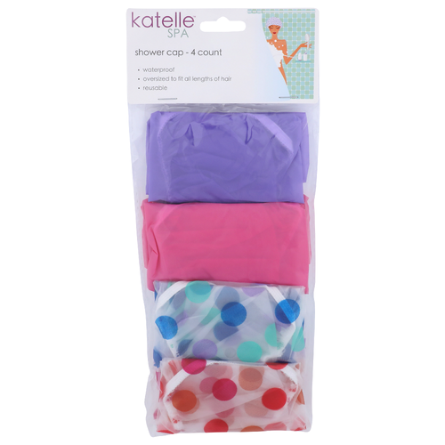 Katelle Spa Shower Cap - 4 Count