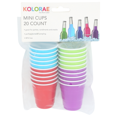 Kolorae Mini Cups - 20 Count