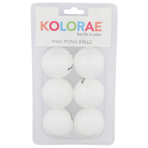 Kolorae Ping Pong Balls - 6 Count