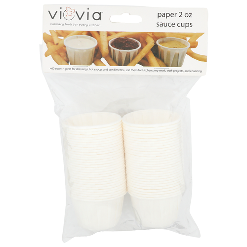 Viovia Paper Sauce Cups - 60 Count