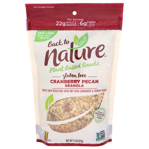 Back To Nature Granola Cranberry Pecan - 11 Ounce